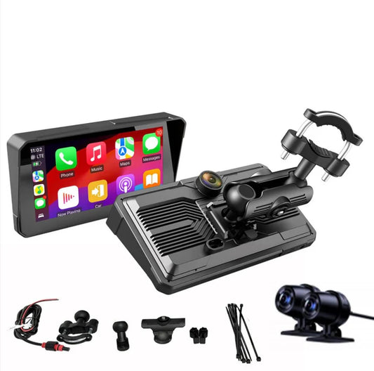 2'li Kamera + Kayıt Özellikli + Basınç Sensörlü CarPlay & Android Auto Ekranı